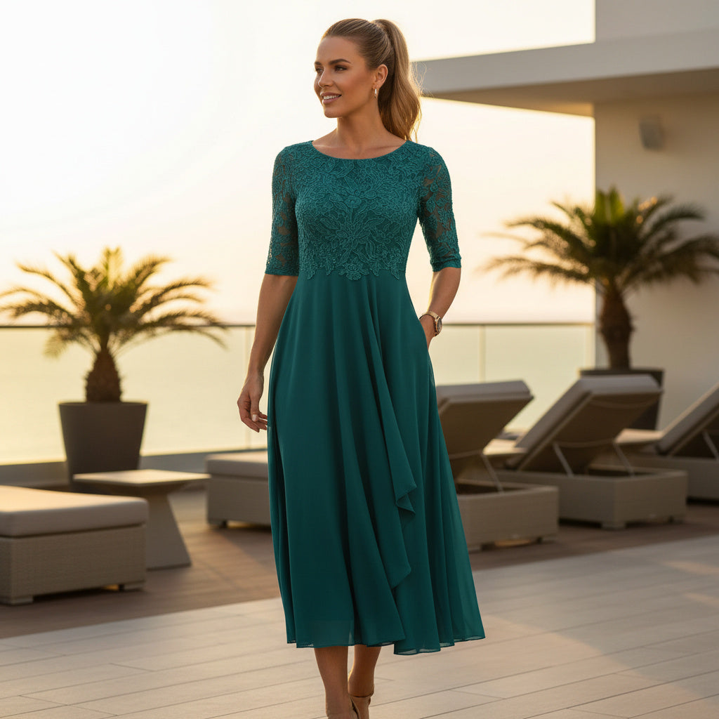 Graceille Lace Midi Dress