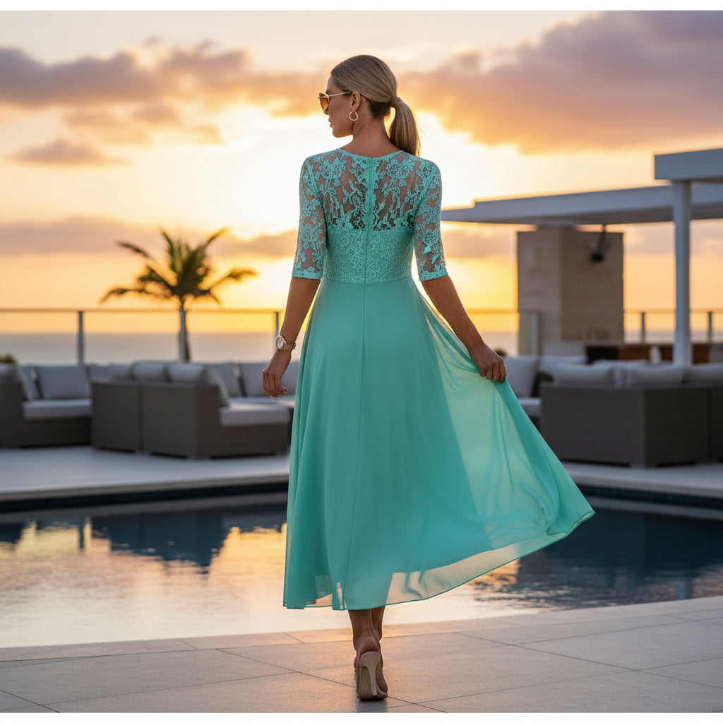 Graceille Lace Midi Dress