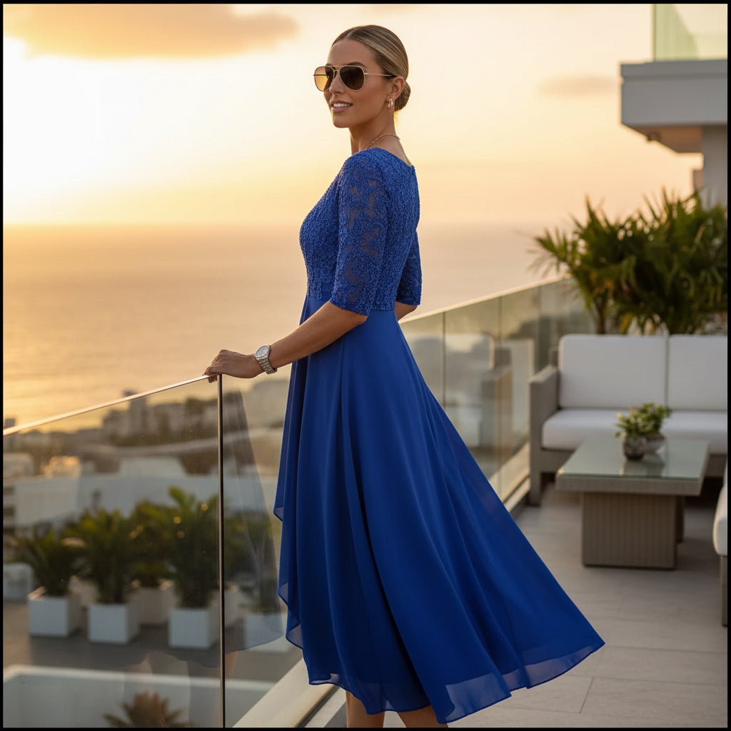 Graceille Lace Midi Dress