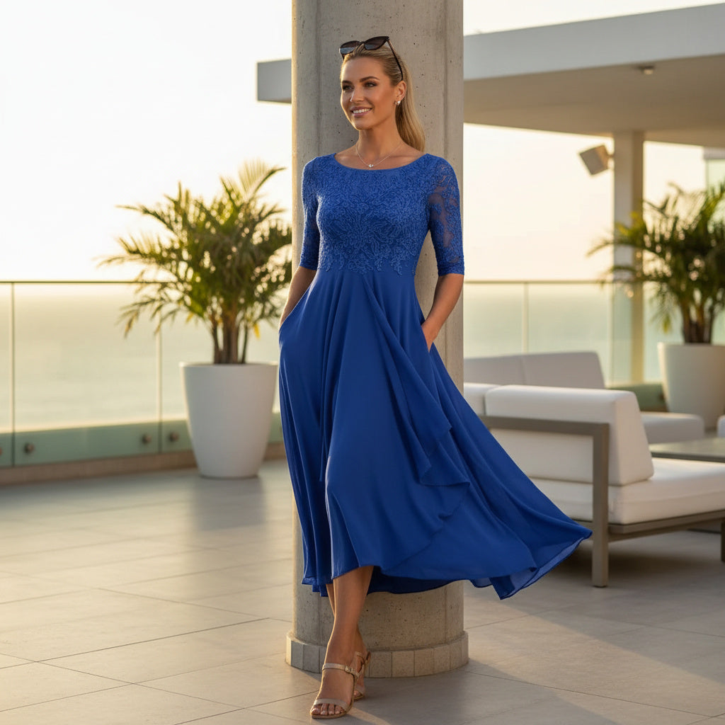 Graceille Lace Midi Dress