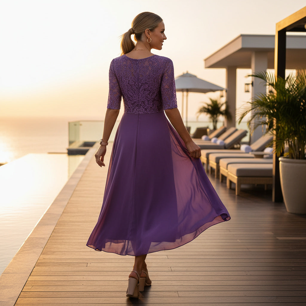 Graceille Lace Midi Dress