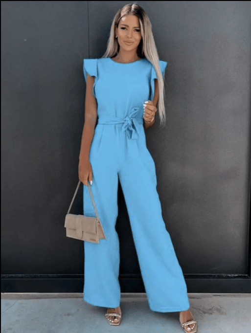 Butterfly Sleeve Wide Leg Jumpsuit - SensorySoft