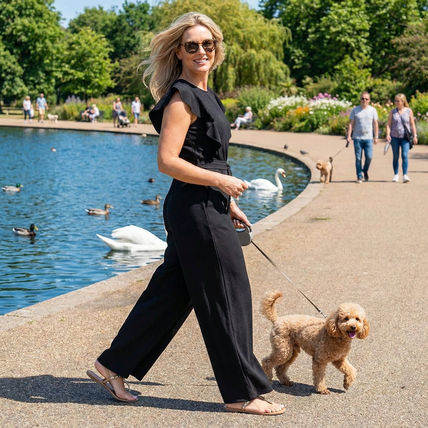 Butterfly Sleeve Wide Leg Jumpsuit - SensorySoftShop