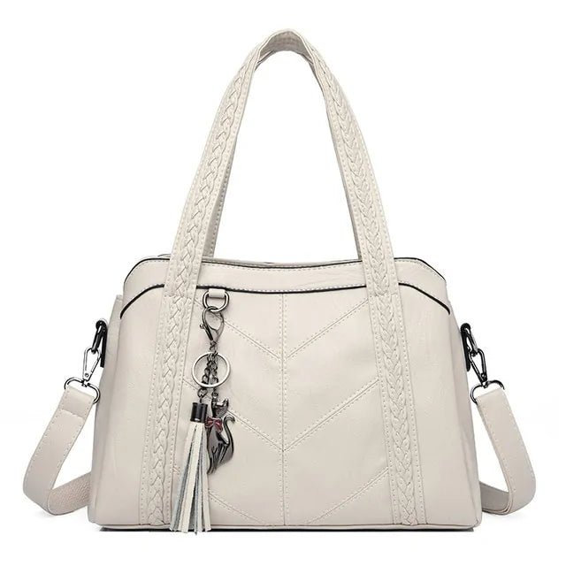 Casual Elegant Handbag – In White - SensorySoft