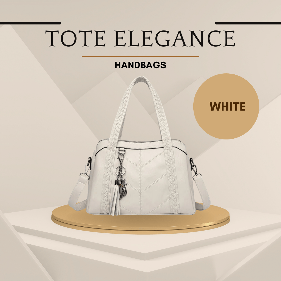 Casual Elegant Handbag – In White - SensorySoft