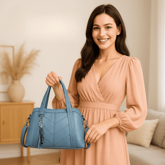 Casual Elegant Handbag – Light Blue - SensorySoft