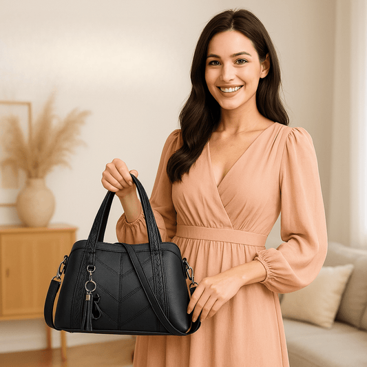 Casual Elegant Handbags – In Black - SensorySoft