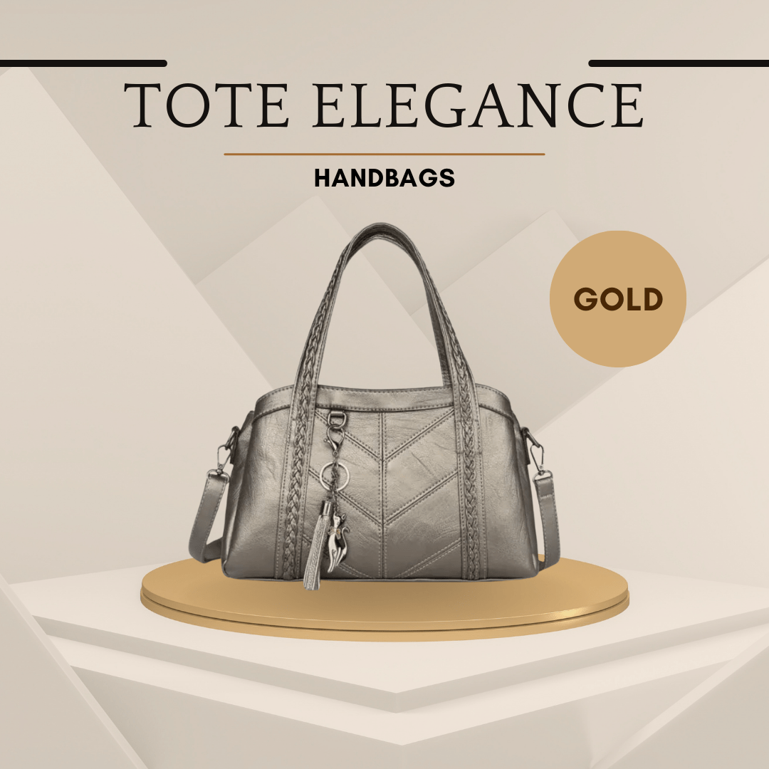Casual Elegant Handbags – In Gold - SensorySoft