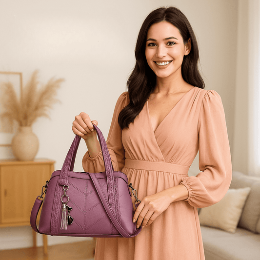 Casual Elegant Handbags – In Purple - SensorySoft