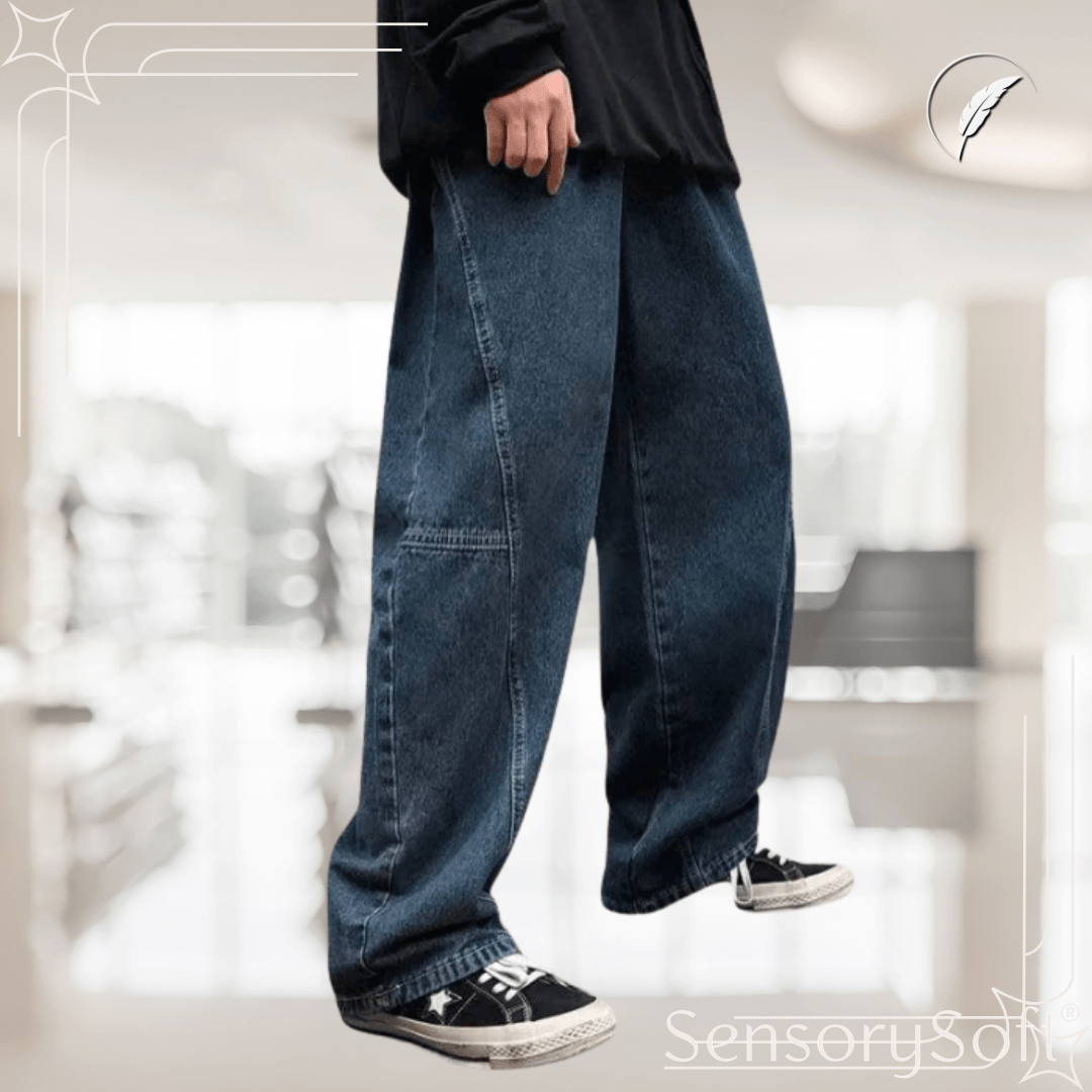 Casual Stitching Jeans – Timeless Comfort and Style - SensorySoft