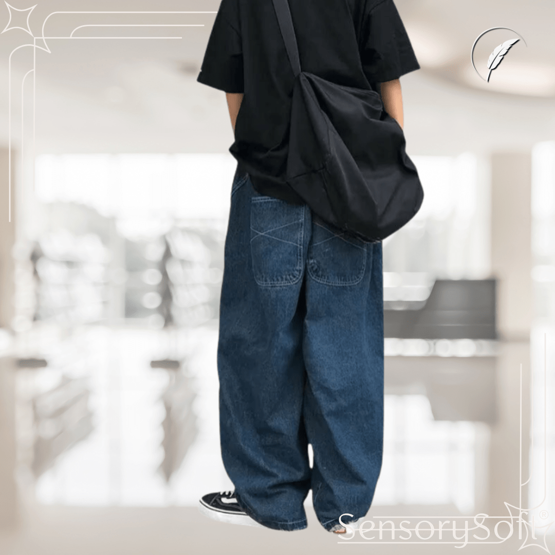 Casual Stitching Jeans – Timeless Comfort and Style - SensorySoft