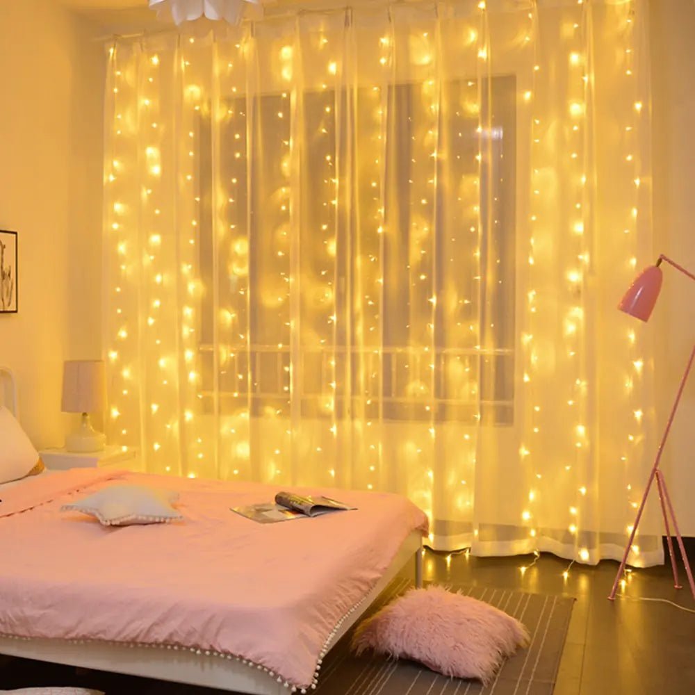 Christmas Curtain Lights - SensorySoftShop
