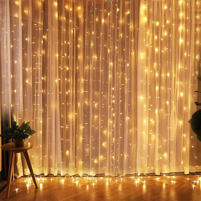 Christmas Curtain Lights - SensorySoftShop
