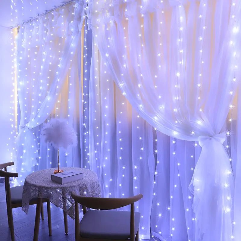 Christmas Curtain Lights - SensorySoftShop