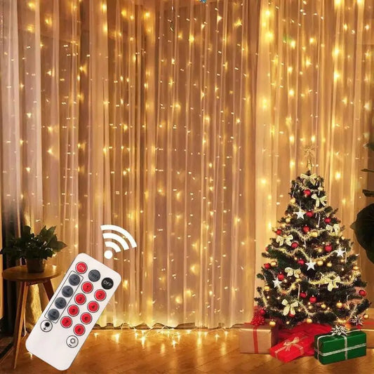 Christmas Curtain Lights - SensorySoftShop