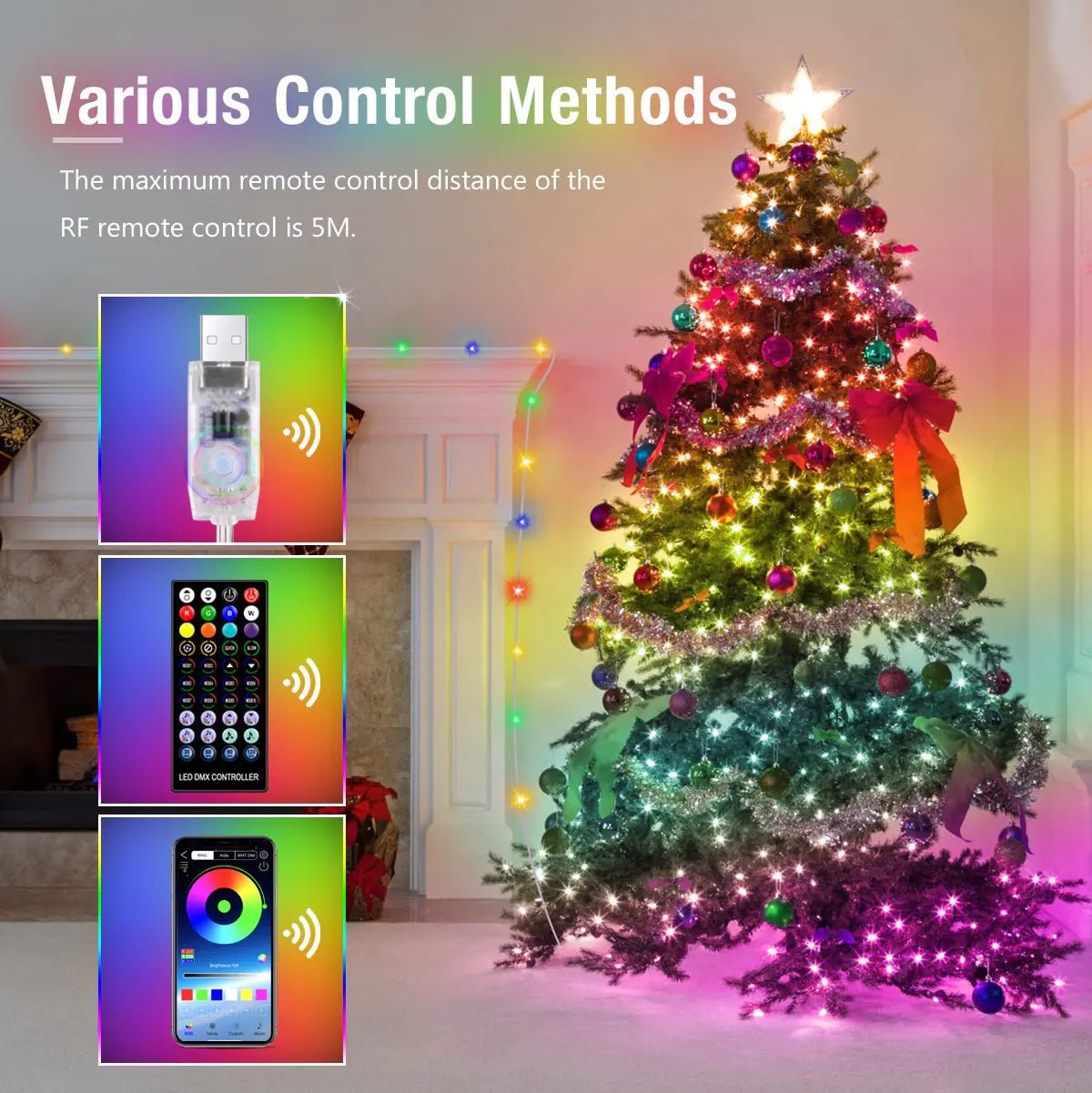 Christmas Decoration Lights - SensorySoftShop