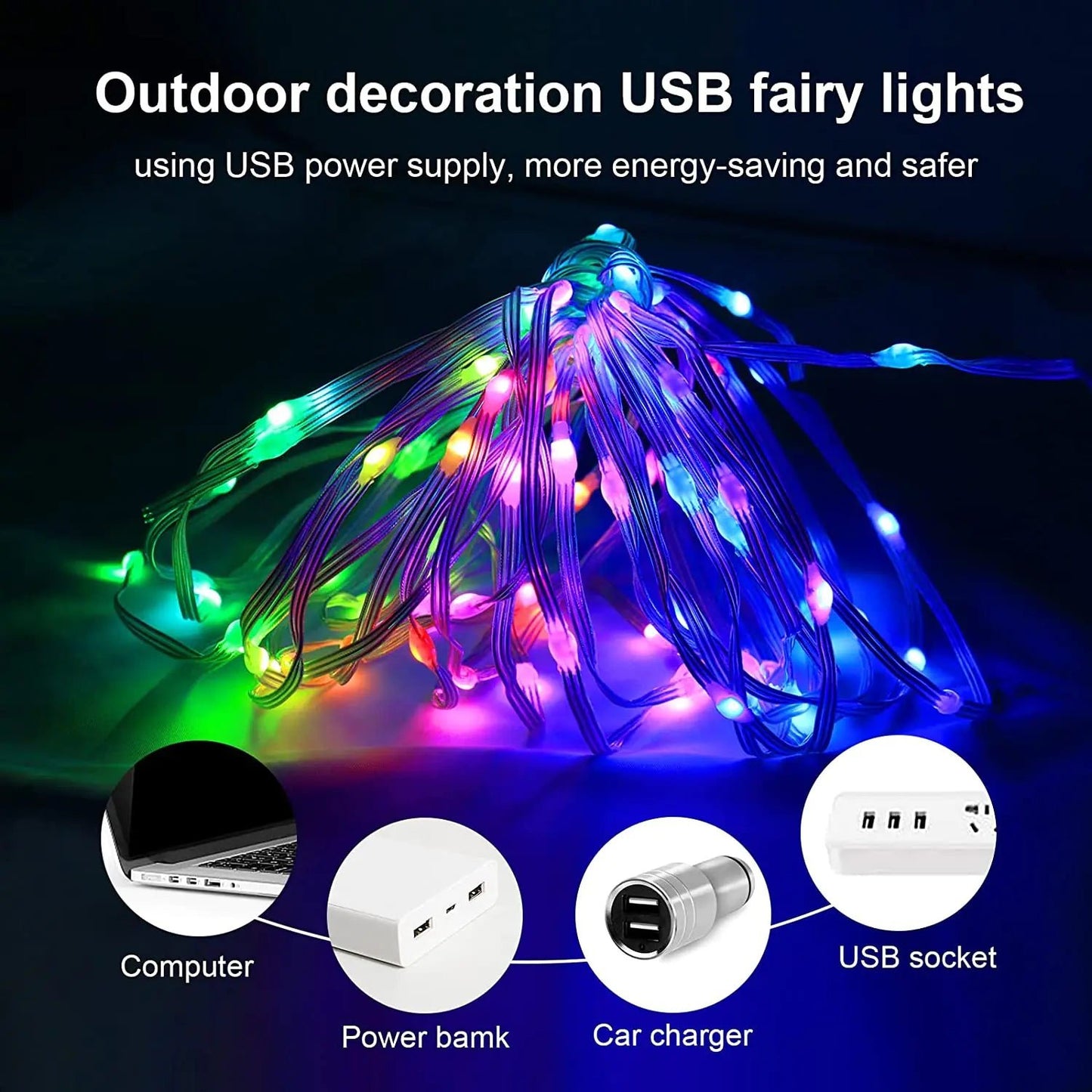 Christmas Decoration Lights - SensorySoftShop