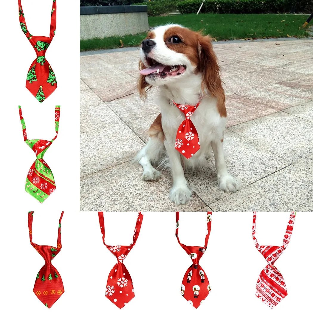 Christmas Dog Necktie - SensorySoftShop