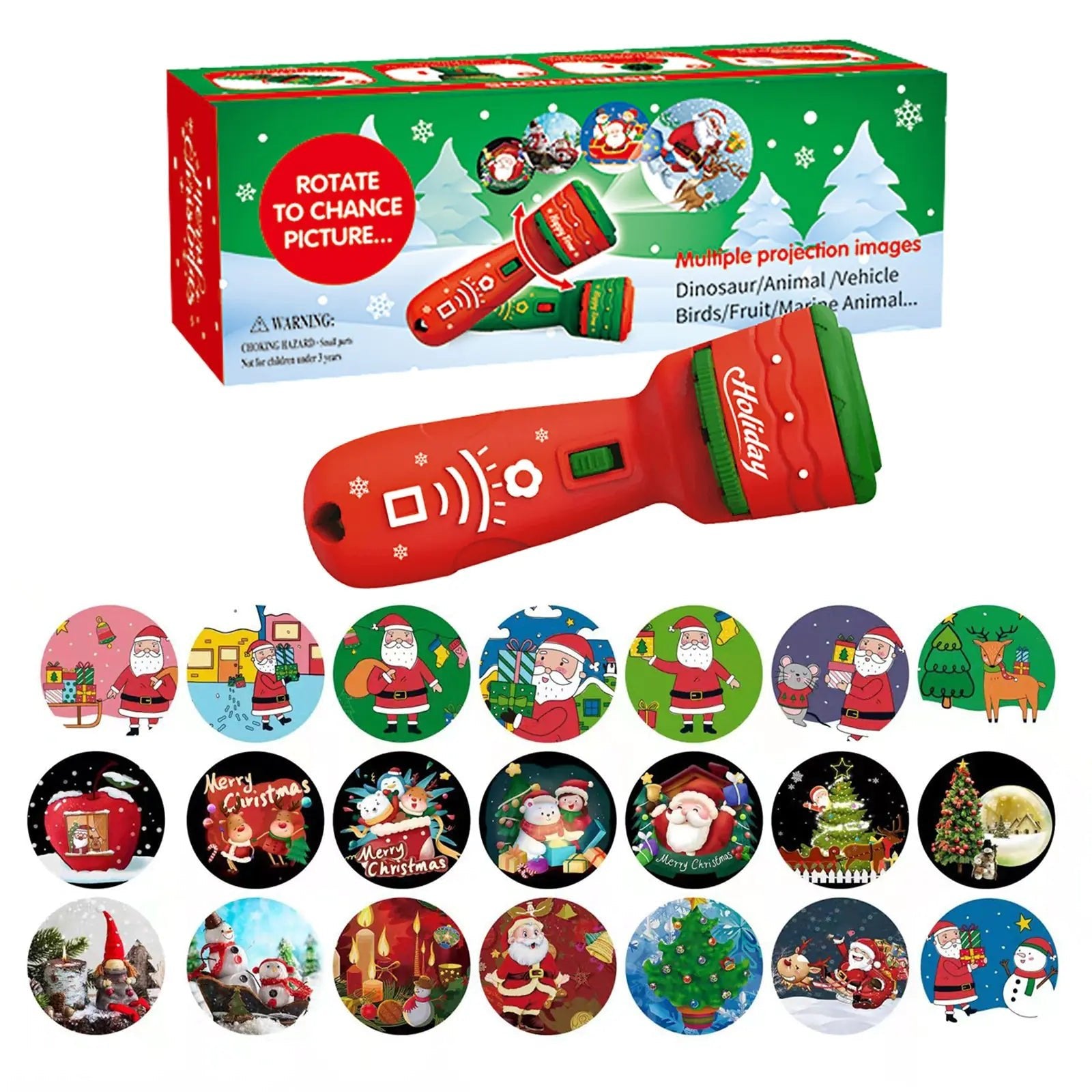 Christmas Flashlight Projection - SensorySoftShop