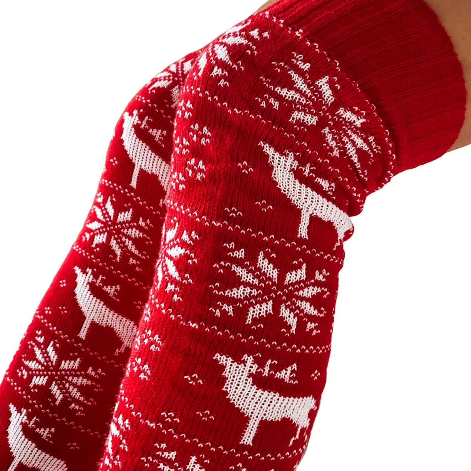 Christmas Knee Stockings Snowflake - SensorySoftShop