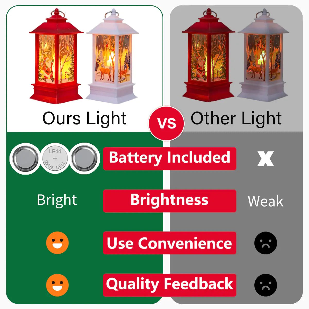 Christmas Lantern Light - SensorySoftShop