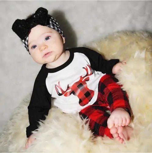 Christmas Reindeer Pajamas Set - SensorySoftShop