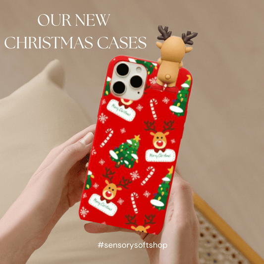 Christmas Silicone Phone Case - SensorySoftShop