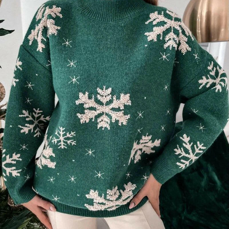 Christmas Sweater Snowflake Jumper - SensorySoftShop