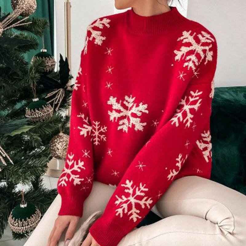 Christmas Sweater Snowflake Jumper - SensorySoftShop