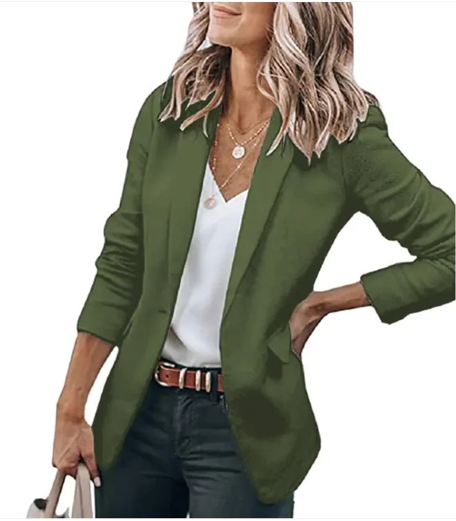 Classic Elegance Long Sleeve Suit Jacket - SensorySoftShop