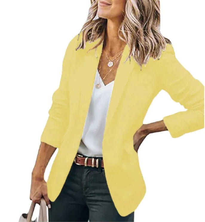 Classic Elegance Long Sleeve Suit Jacket - SensorySoftShop