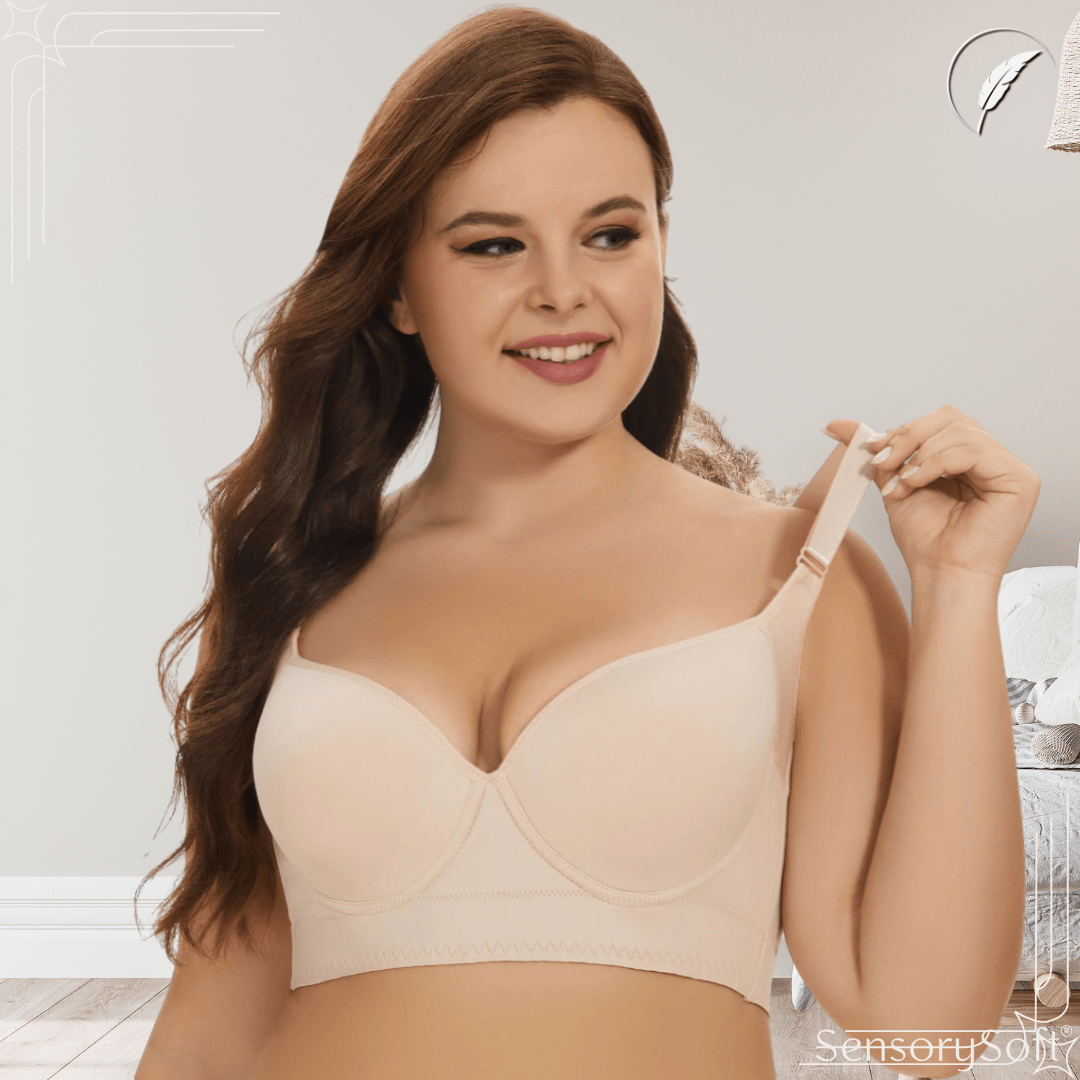 Contour Lift Seamless Bra – Invisible Comfort, Maximum Lift - SensorySoft