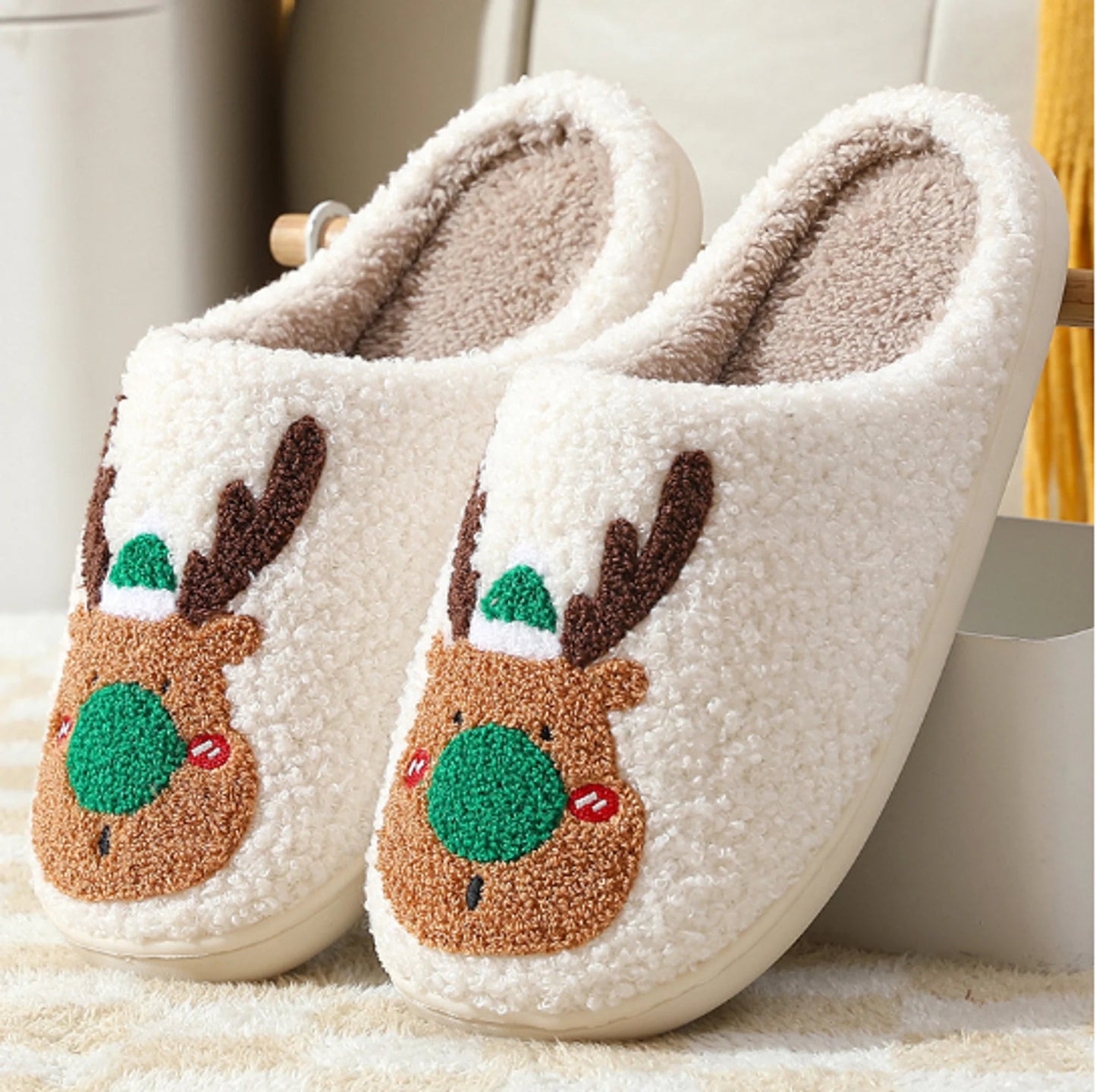 Cozy Christmas Slippers - SensorySoftShop