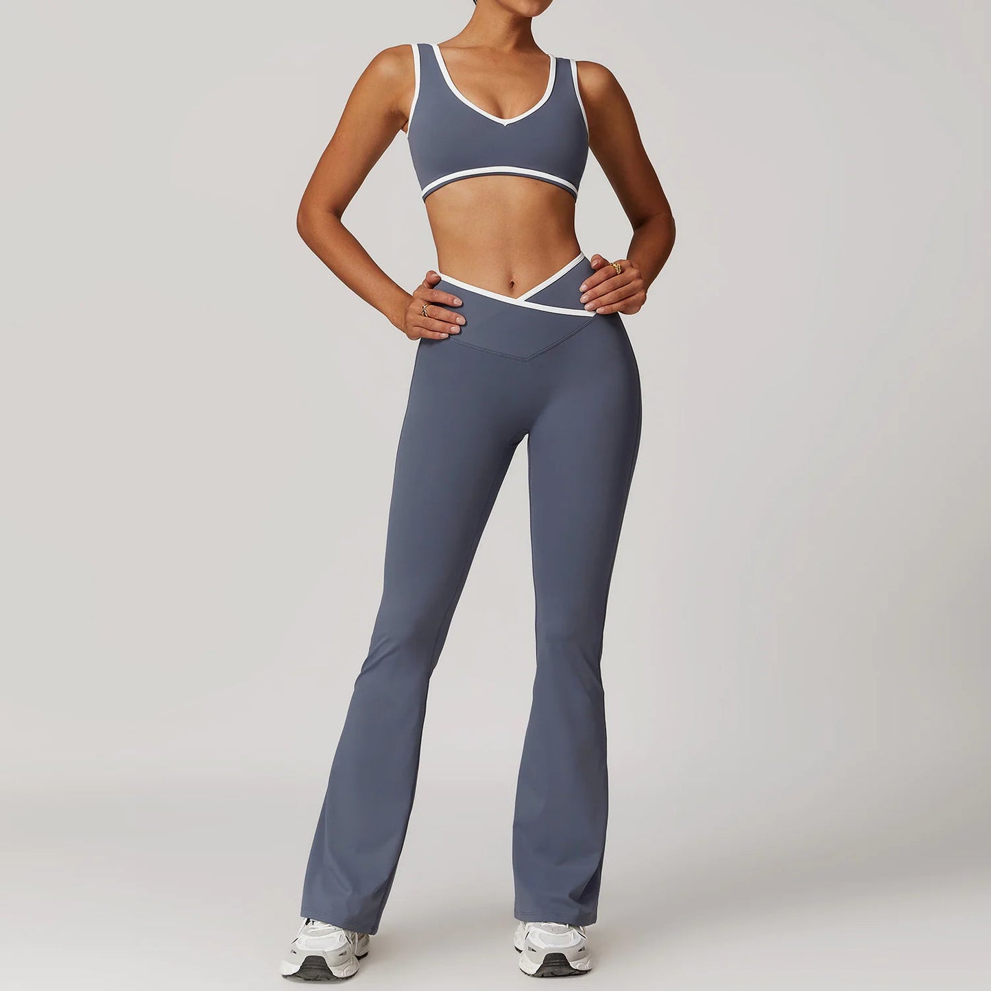 Cross High Top Sports Suit Female Fitness Yoga Wear - SensorySoftShop