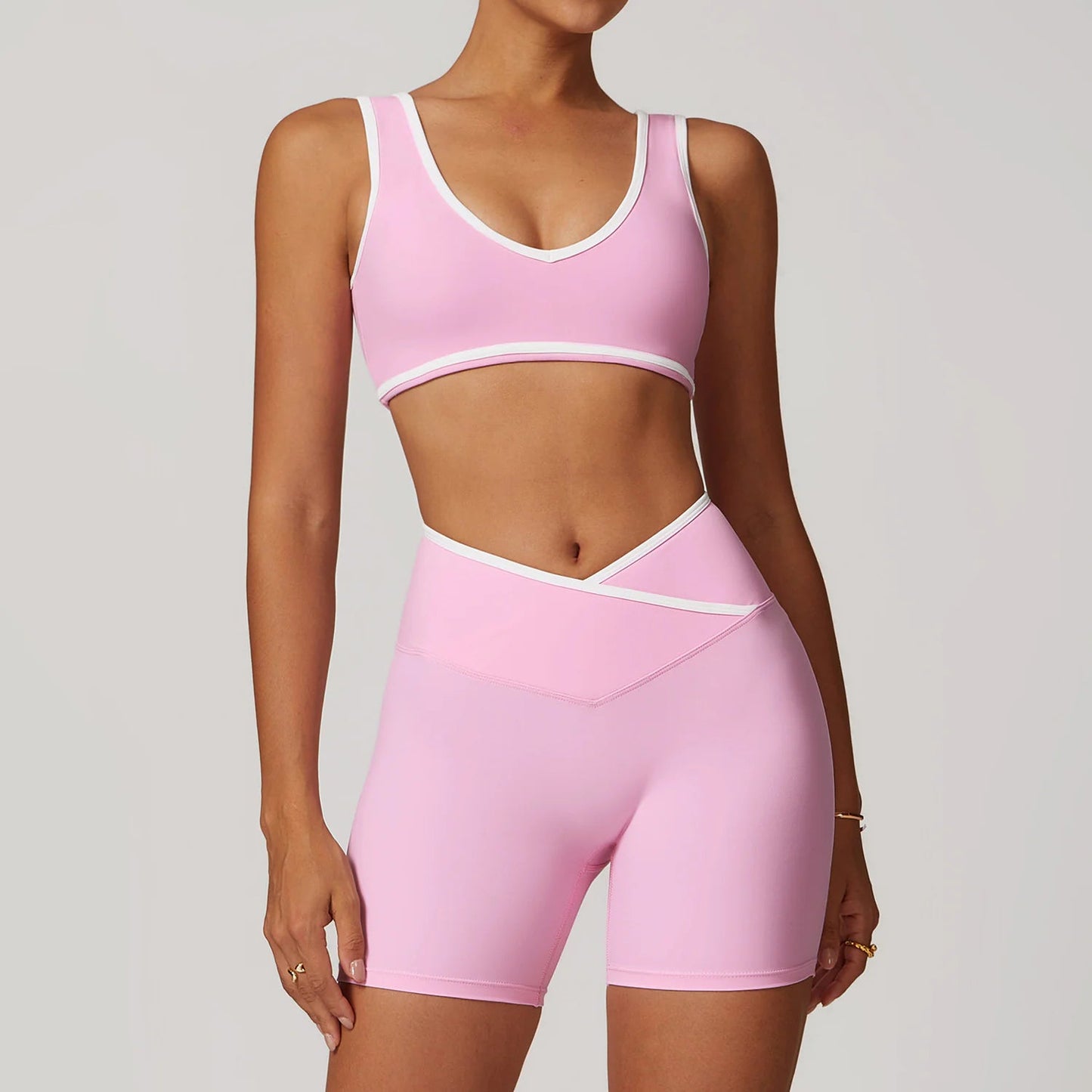 Cross High Top Sports Suit Female Fitness Yoga Wear - SensorySoftShop