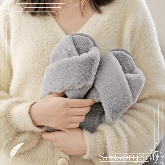 Cuddly Slippers - SensorySoftShop