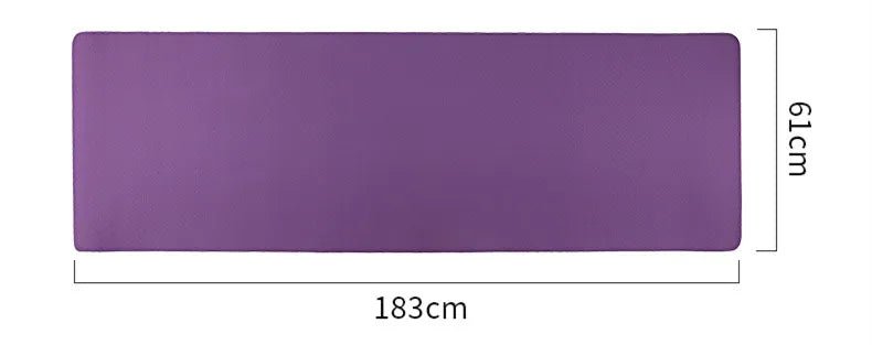 Double - Color Non - Slip Yoga Mat - SensorySoft