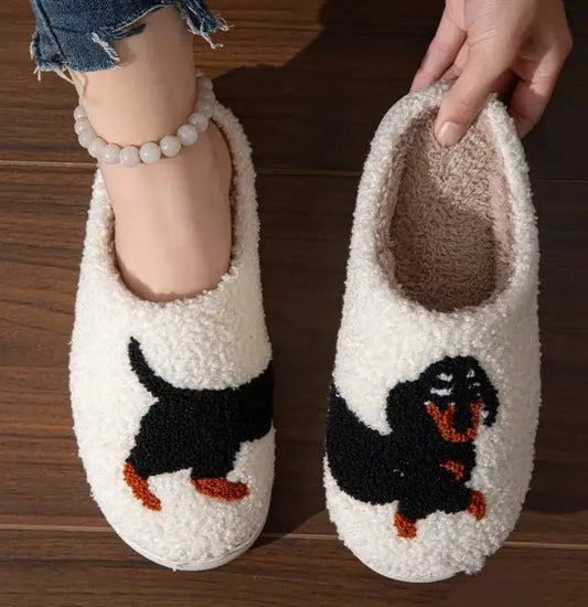 Double Fight Cartoon Cotton Slippers - SensorySoft