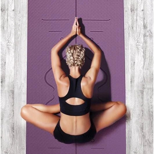 Double Layer Non - Slip Fitness Yoga Mat - SensorySoft