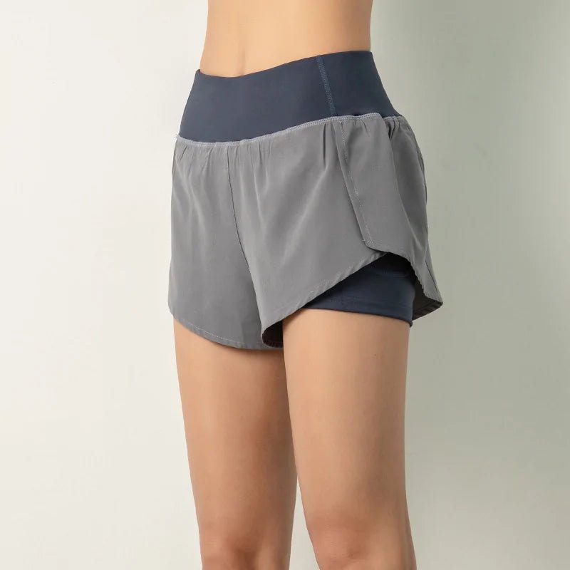 Double Shorts Side Pocket Running Shorts - SensorySoft