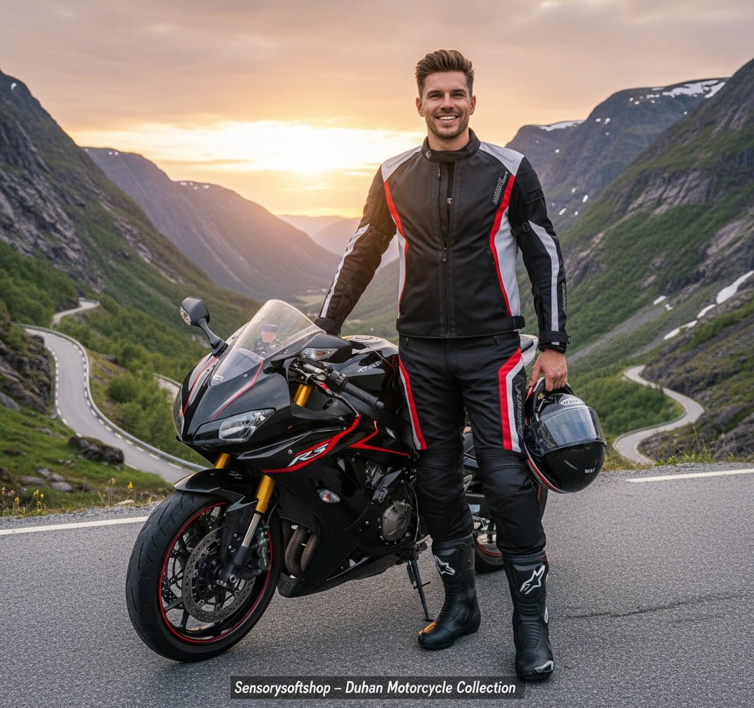 DUHAN Motorcycle Riding Jacket for Bikers - SensorySoftShop