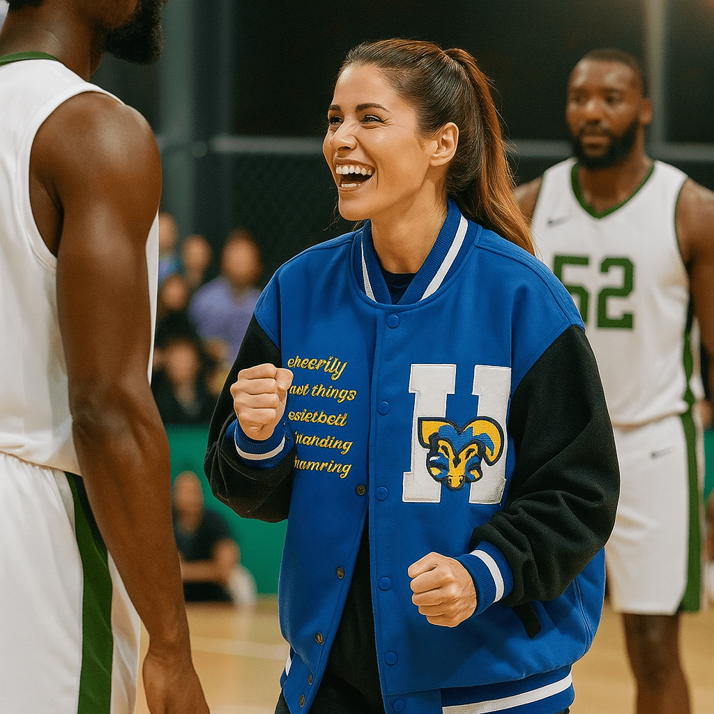 Embroidered Color Matching Couple Baseball Jacket - SensorySoft