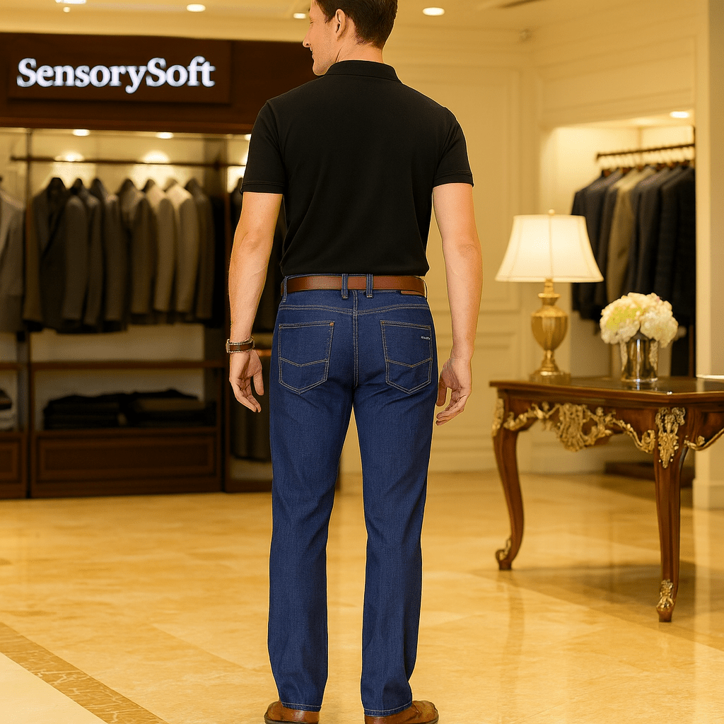 Fashion Casual Straight Leg Pants for Young Men - SensorySoftShop