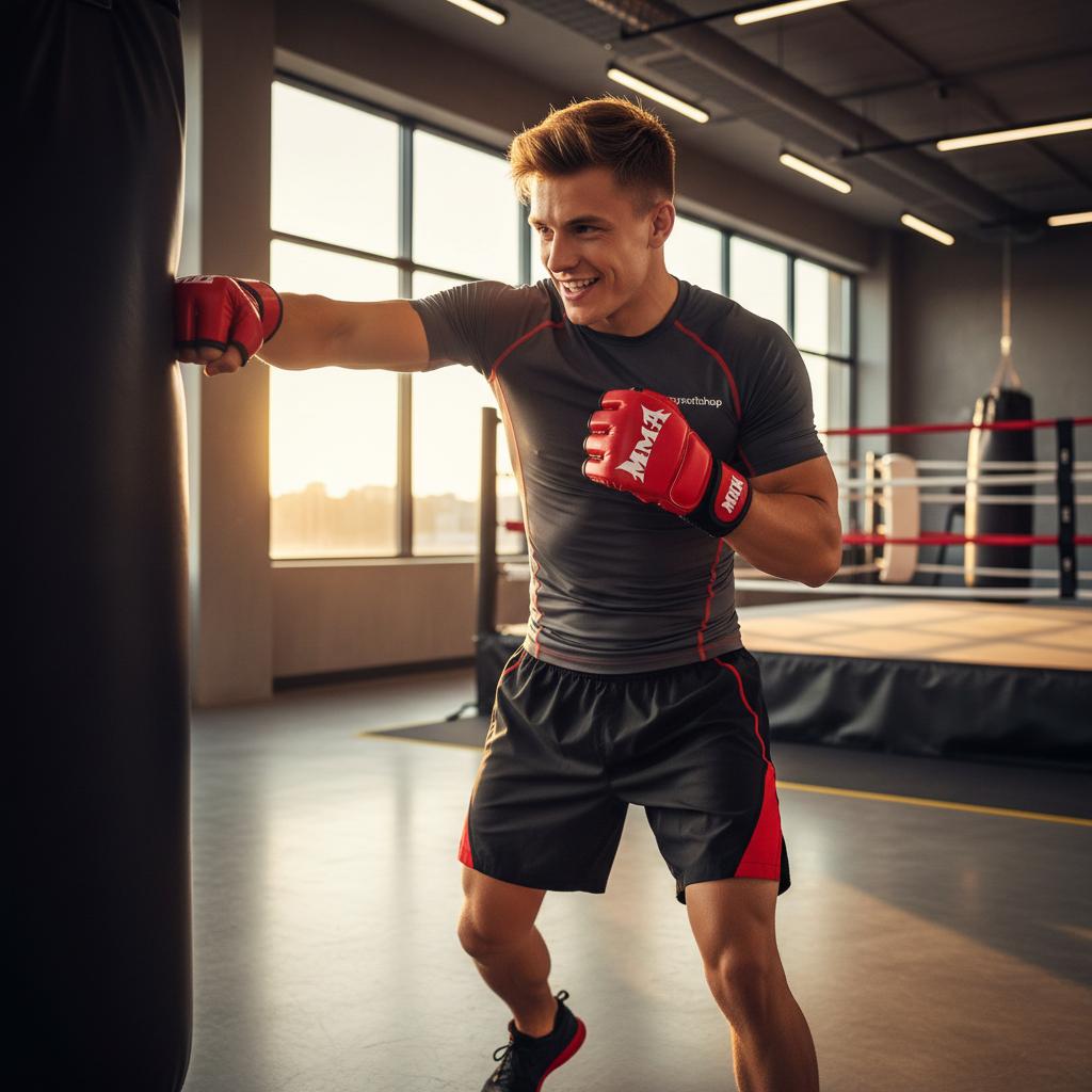 Fighting Training Half - Finger Boxing Gloves - SensorySoftShop