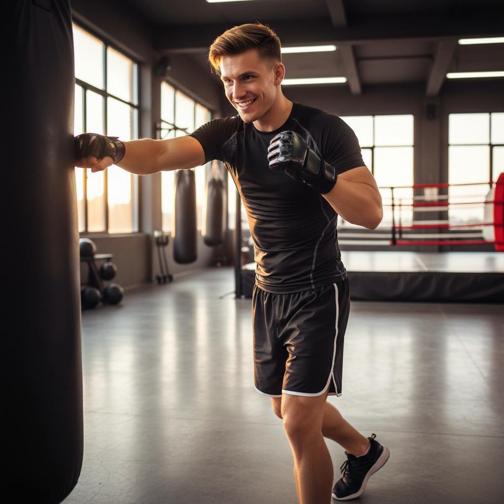 Fighting Training Half - Finger Boxing Gloves - SensorySoftShop