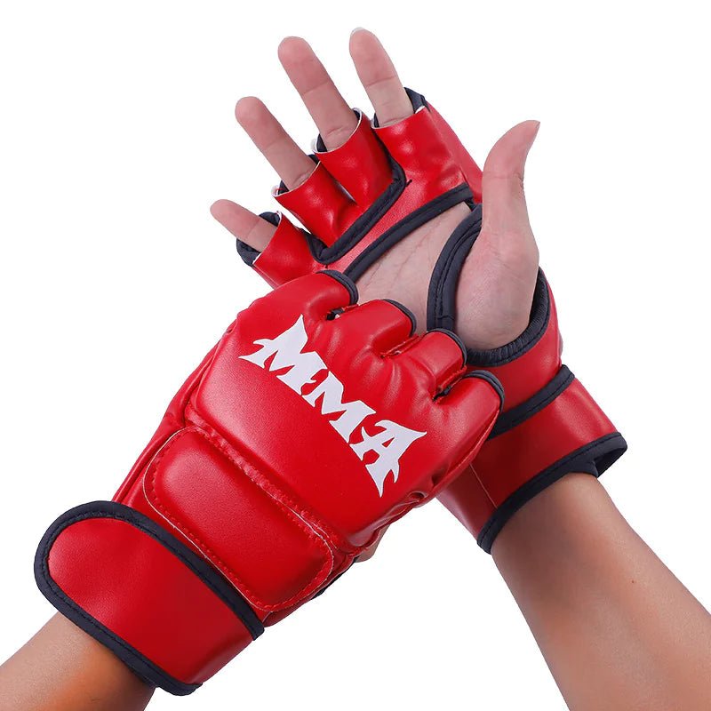 Fighting Training Half - Finger Boxing Gloves - SensorySoftShop