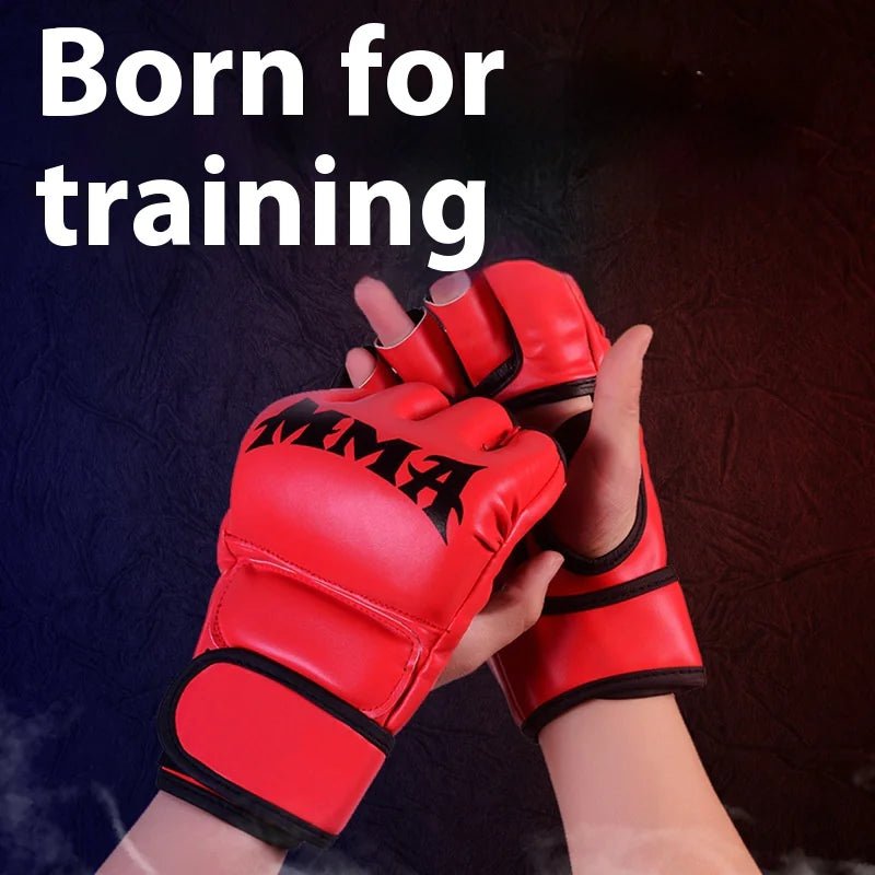 Fighting Training Half - Finger Boxing Gloves - SensorySoftShop