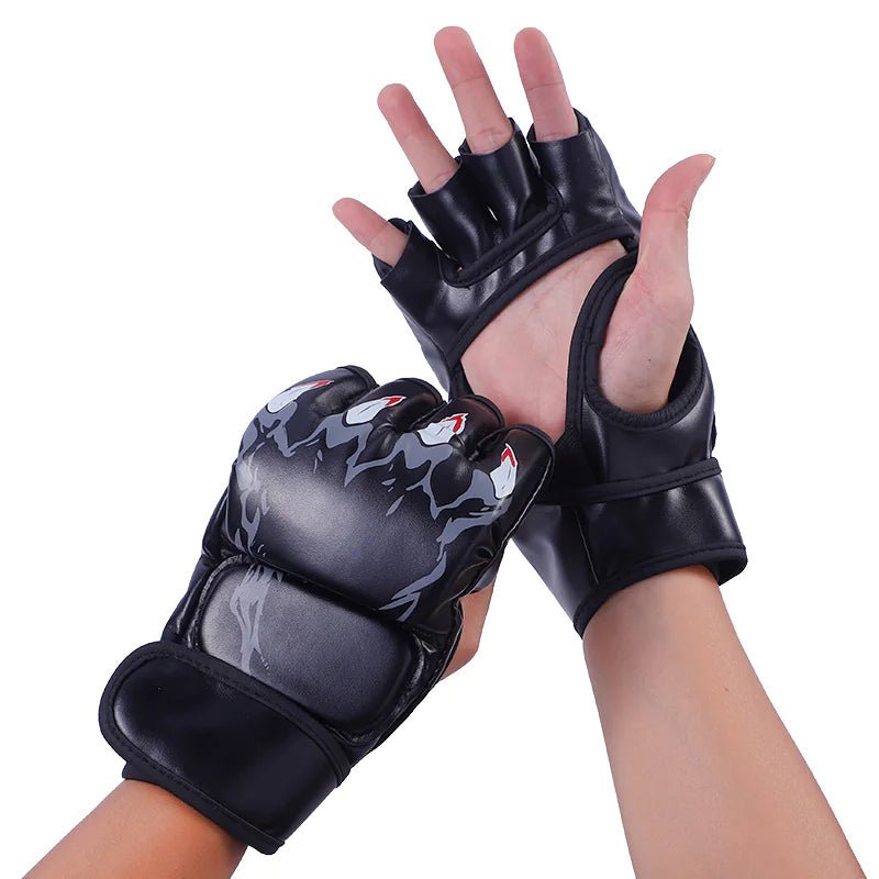 Fighting Training Half - Finger Boxing Gloves - SensorySoftShop