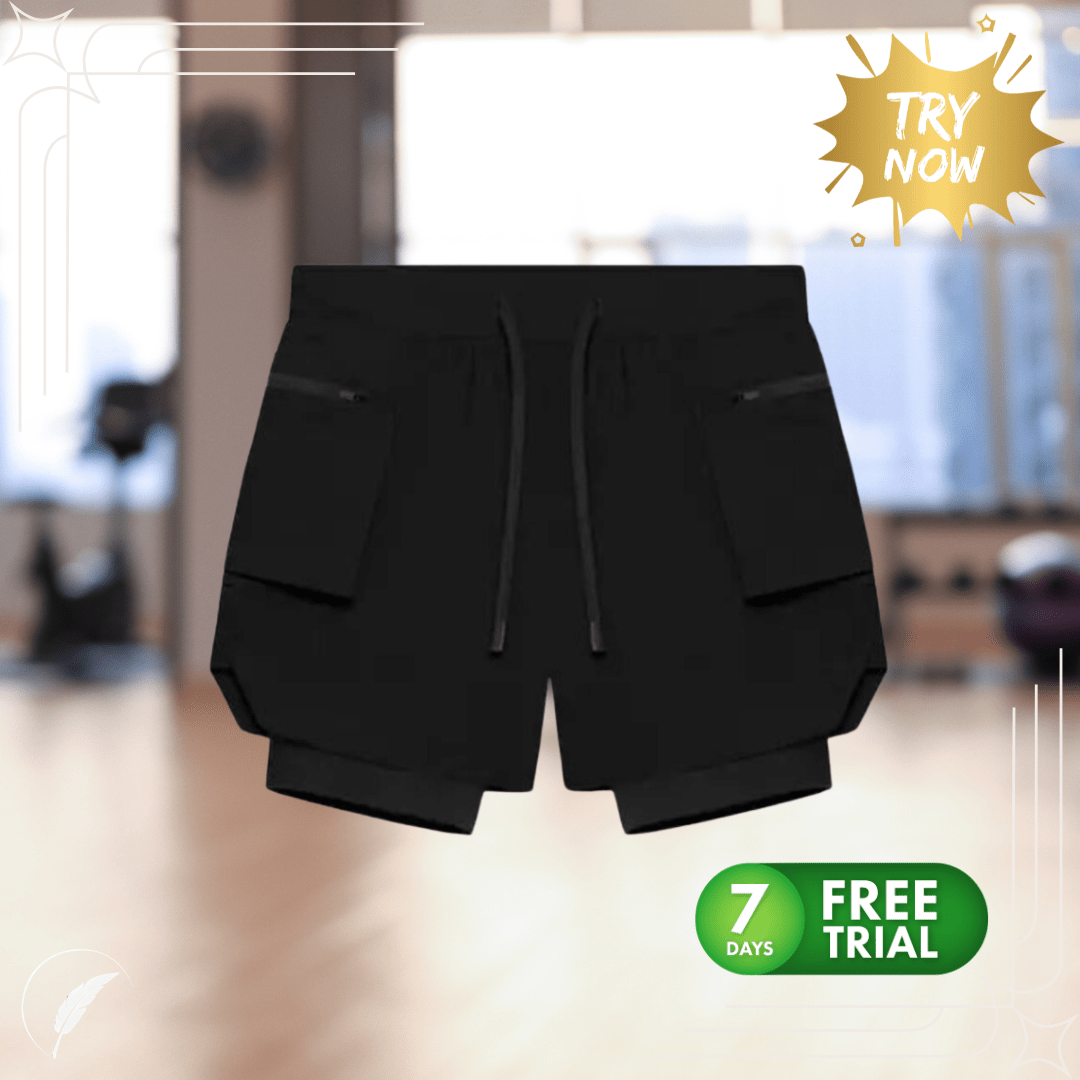 Fitness Cargo Shorts Set - SensorySoftShop