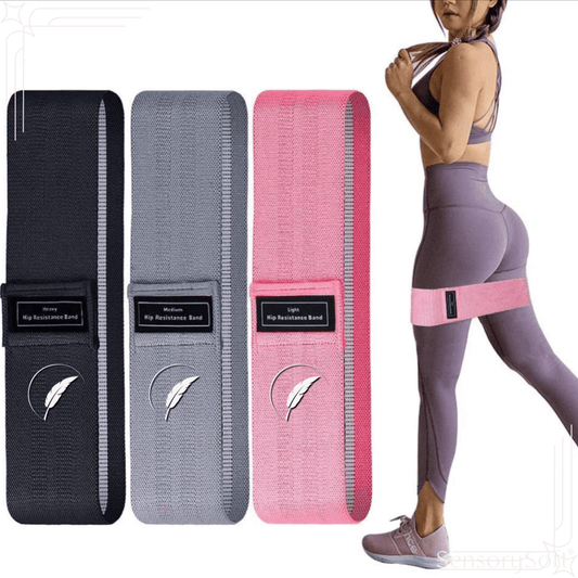Fitness Elastic Yoga Resistance Bands - SensorySoft